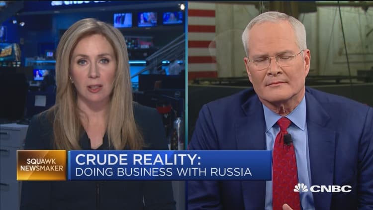 Exxon Mobil CEO on write-downs from Russian partnership
