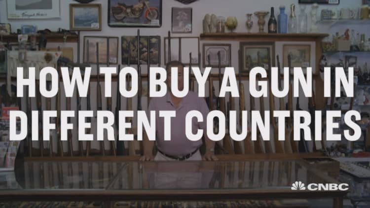 Here's how to buy a gun in these five countries