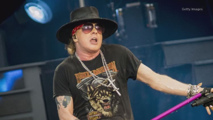 Apple's CEO is the 'Donald Trump of the music industry,' says Guns N' Roses frontman Axl Rose