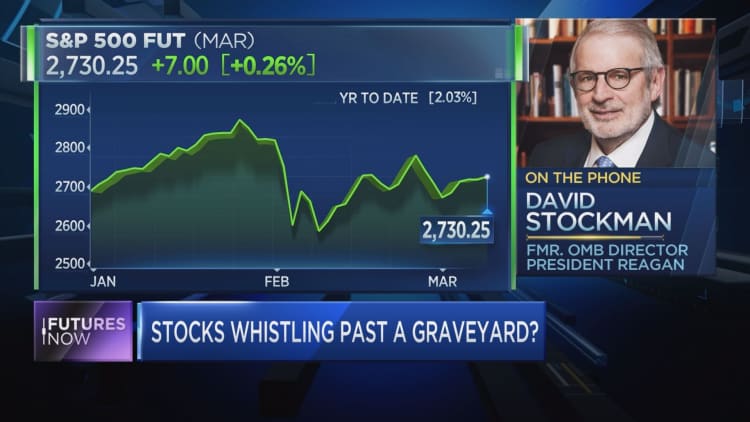 ‘Market is whistling past the graveyard,’ warns David Stockman