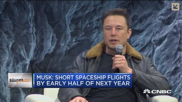 Elon Musk updates timeline on Mars rocket