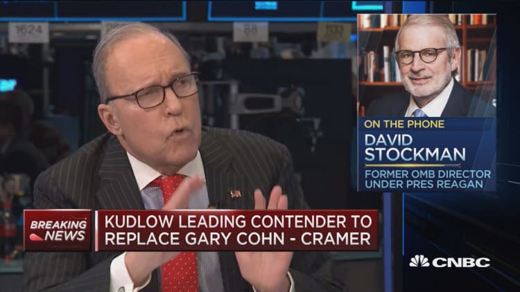 Kudlow was a major voice in policy formation in the early 1980s: David Stockman
