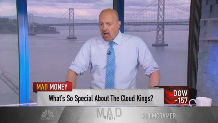 Cramer introduces tech's hottest new stock group: the 'cloud kings'
