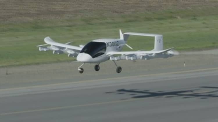 Larry Page-backed firm unveils flying car called "Cora"