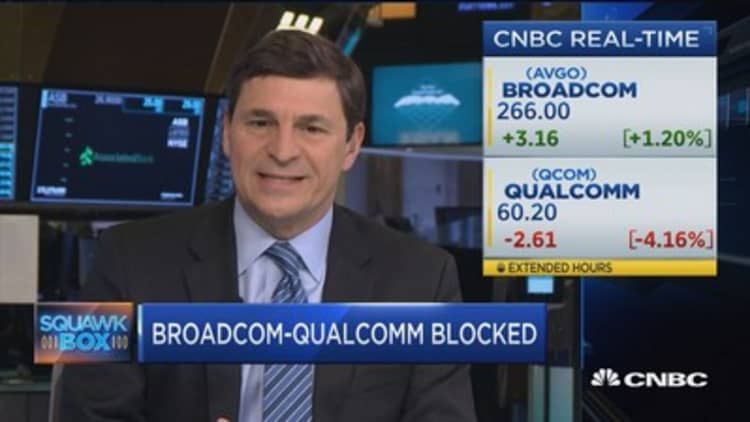 Trump's 'stunning' move to block Broadcom