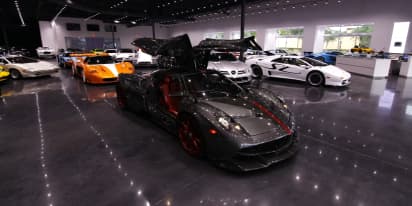 How much it costs per month to lease a $3 million Pagani sports car