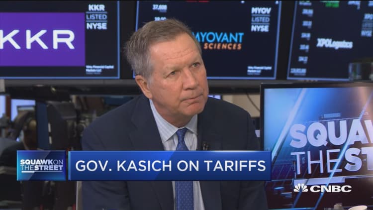 Gov. John Kasich slams Trump's steel and aluminum tariffs