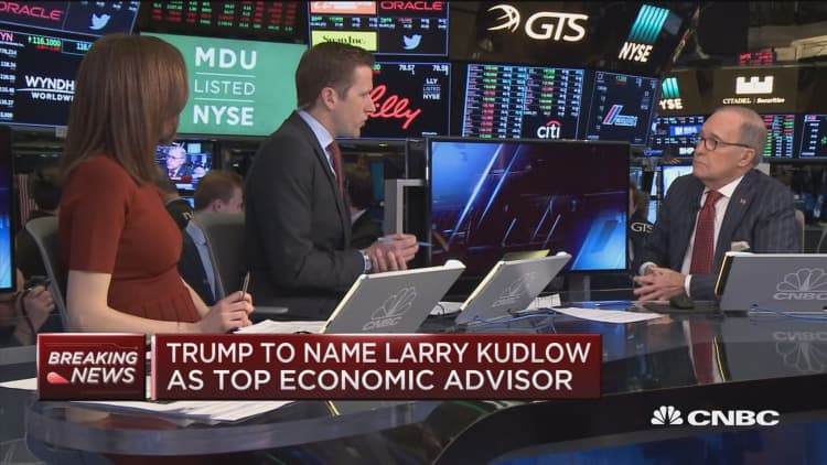 Larry Kudlow: I'm honored to take White House job
