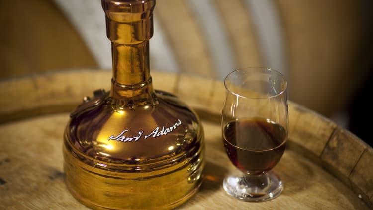 This rare Sam Adams beer is $200 a bottle — and it's illegal in 15 states