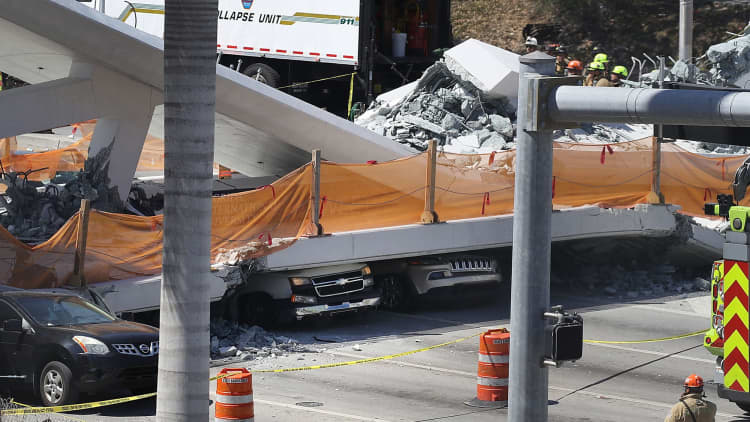 Miami-Dade Police press conference on bridge collapse