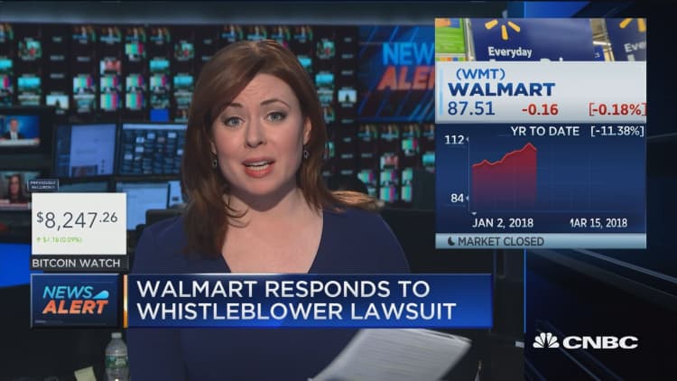 Walmart responds to whistleblower lawsuit