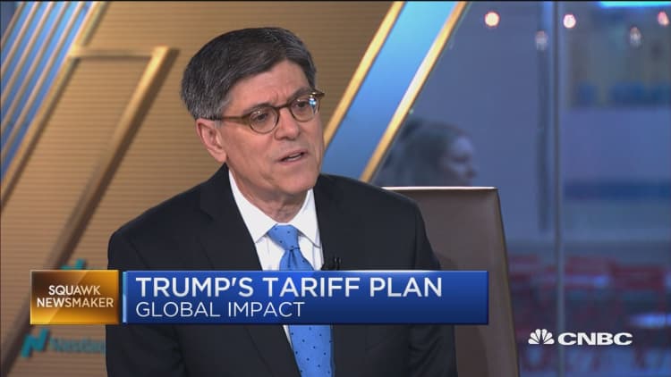 Jack Lew: I agree with Gary Cohn on tariffs