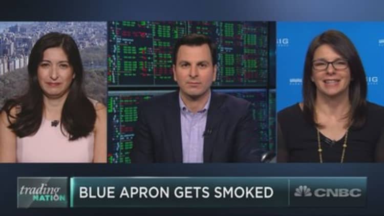 After an 80% plunge in nine months, Blue Apron shares may have more room to fall