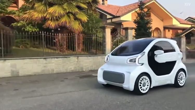XEV's new electric car is 3-D printed in just 3 days