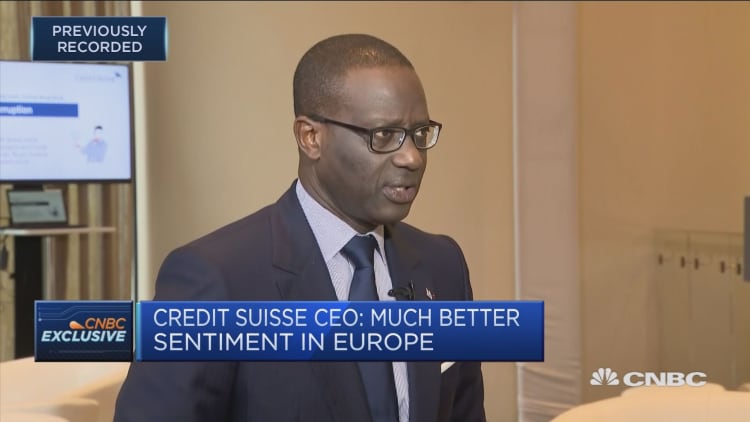 Credit Suisse CEO: We don't see a trade war happening
