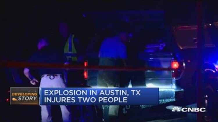 Austin in lockdown after bomb blast