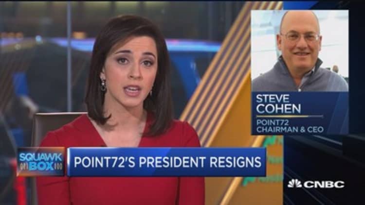 Point72's president resigns