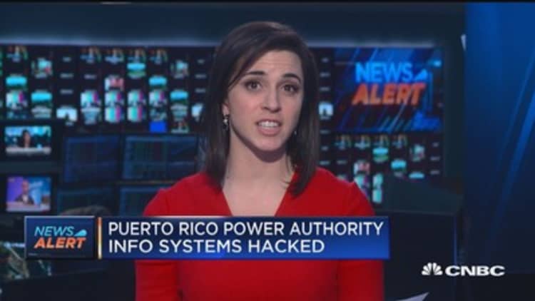 Puerto Rico power authority suffers cyber attack