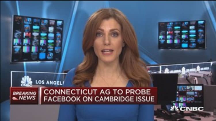 Conn. AG to probe Facebook on Cambridge Analytica issue