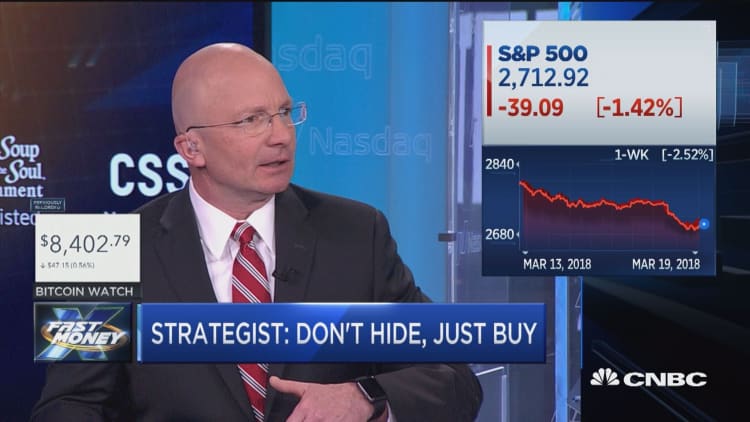 There's no need to hide, just buy, strategist says