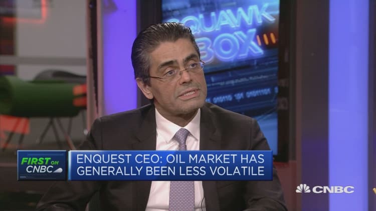 Oil market generally less volatile this year, EnQuest CEO says