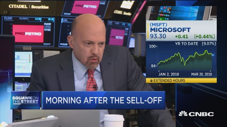 Microsoft the most 'stable' of big tech, says Cramer