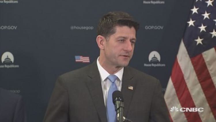 Paul Ryan: 'We're hoping' to release spending bill Tuesday