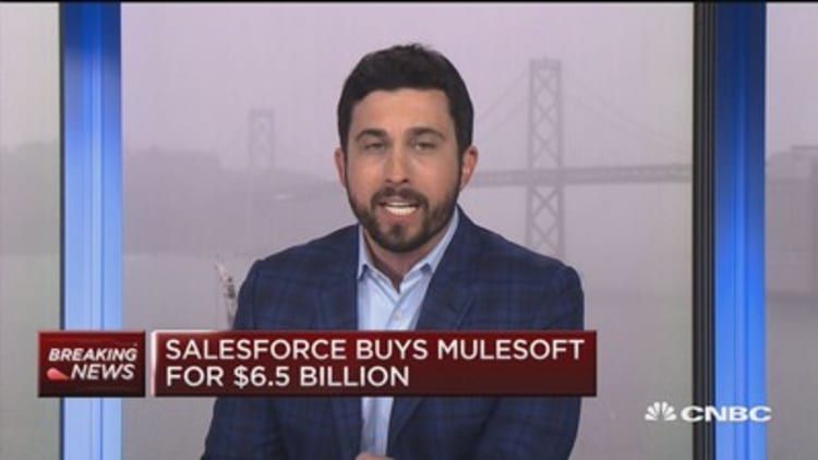 Salesforce to acquire Mulesoft for $6.5 billion