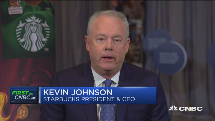 Starbucks CEO: We're in China for the long-term