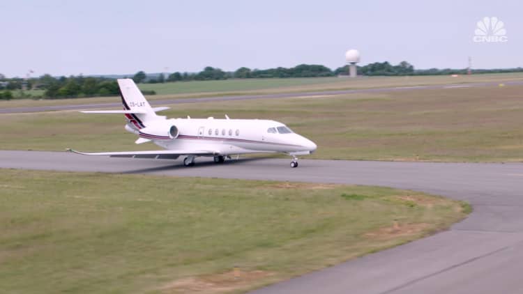 NetJets unveils its latest private jet for London