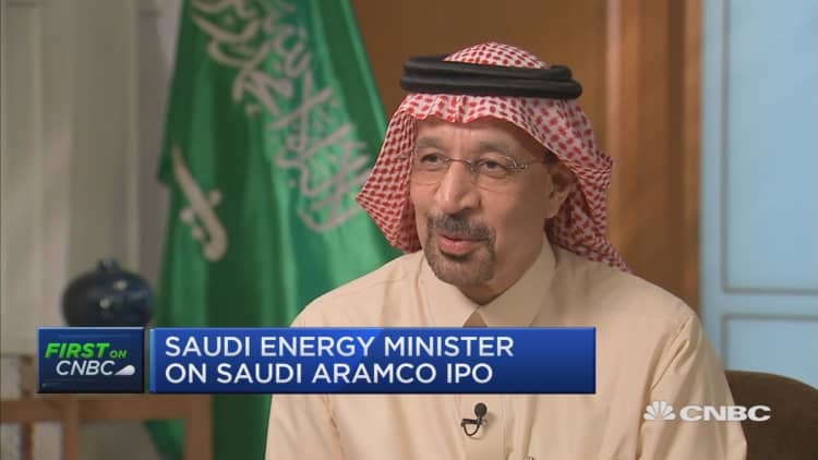 Saudi Energy Minister says Saudi Aramco could go public this year, but waiting for optimal time