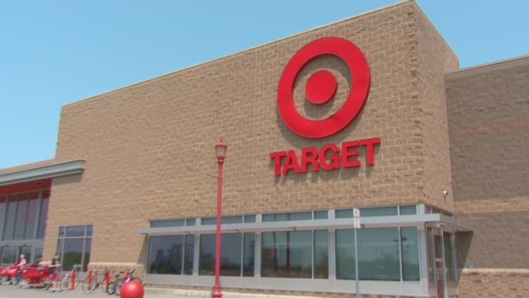 Target, Kroger shares rise on merger report, but source tells CNBC there are no talks