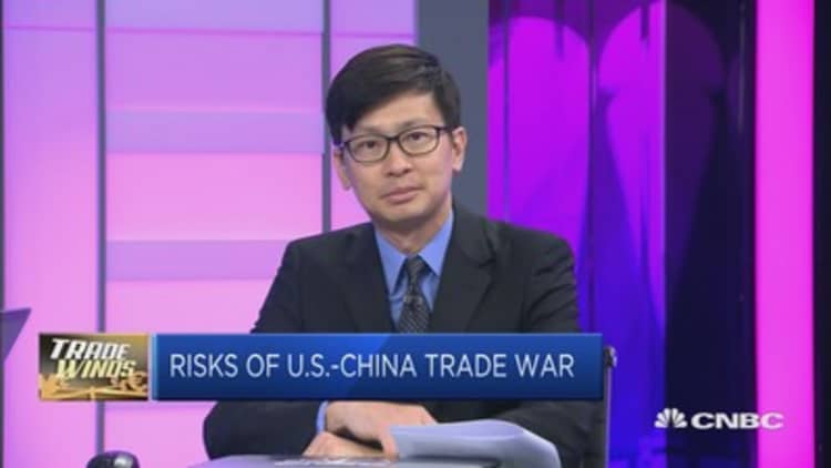 Discussing US-China trade tensions