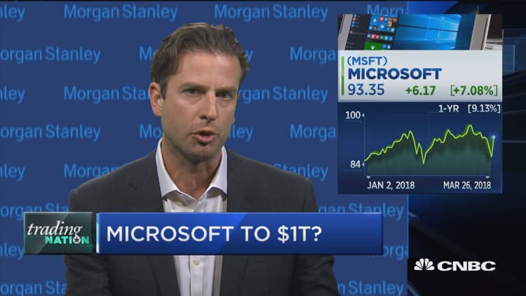 Trading Nation: Microsoft to $1 trillion?