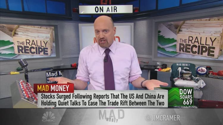 Cramer pinpoints what sparked the rally: China, 60 Minutes, short-covering and Facebook