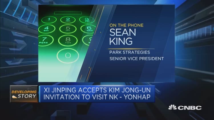 Discussing possible reasons for Kim Jong Un's visit to China