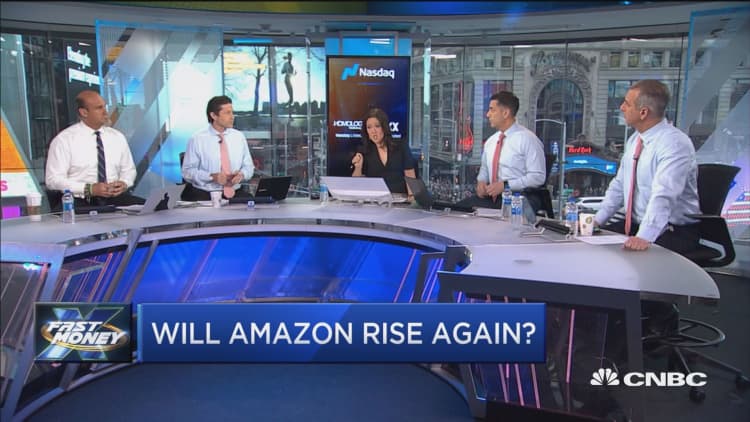 Amazon just the latest tech stock to join the market's fallen angels