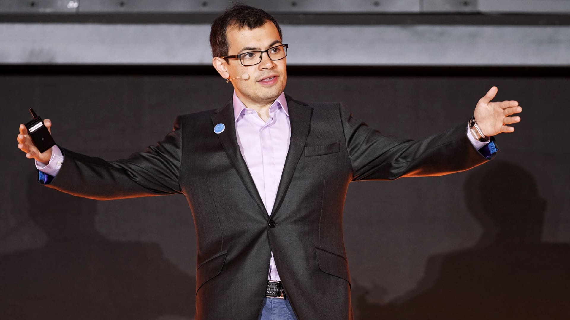 DeepMind CEO Demis Hassabis at a 2017 event in China.