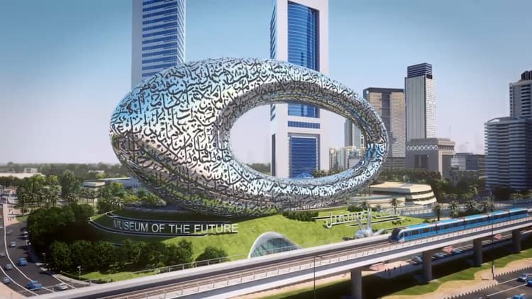The Museum of the Future in Dubai is an architectural wonder
