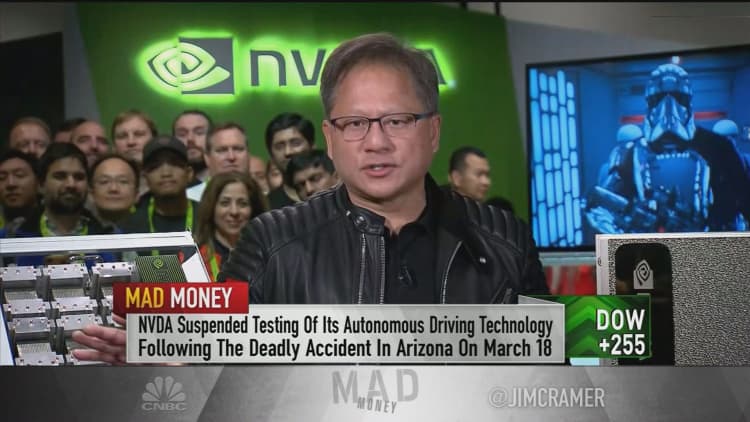 Uber accident drove home the importance of self-driving tech: Nvidia CEO Jensen Huang