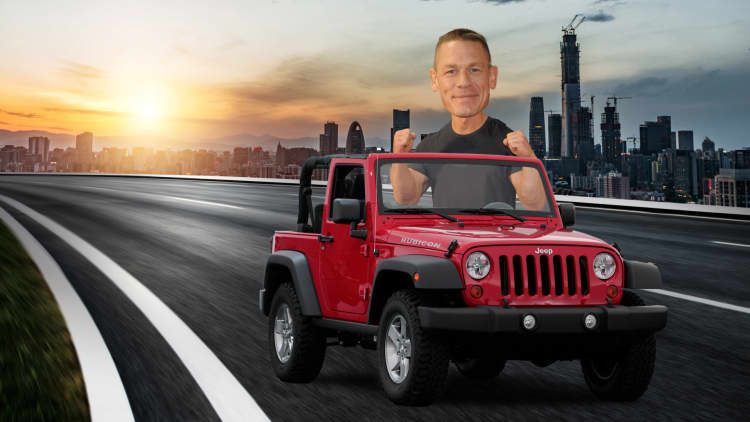 John Cena bought a 1989 Jeep Wrangler with his first WWE paycheck