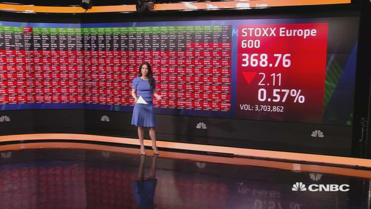 European stocks open lower after tech sell-off
