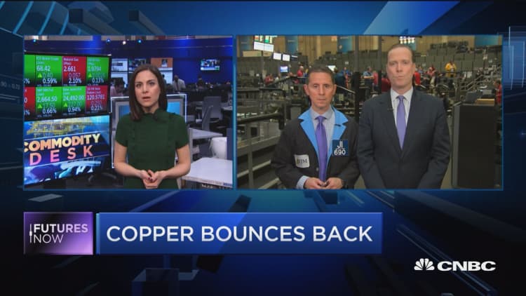 Copper bounces back