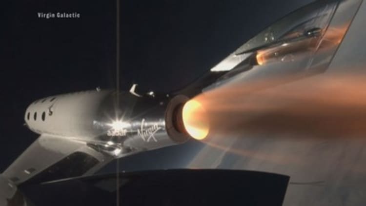 Virgin Galactic spaceship Unity takes first supersonic rocket flight