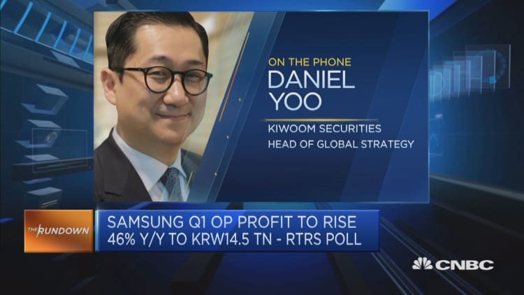 Discussing Samsung Electronics' expected Q1 performance