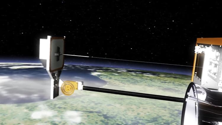 This harpoon could be the solution to space junk in Earth's orbit