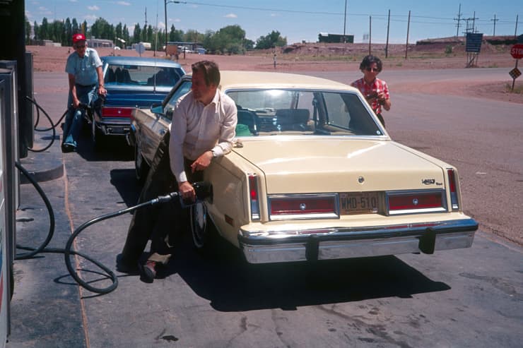 Premium: People getting gas historical 1981