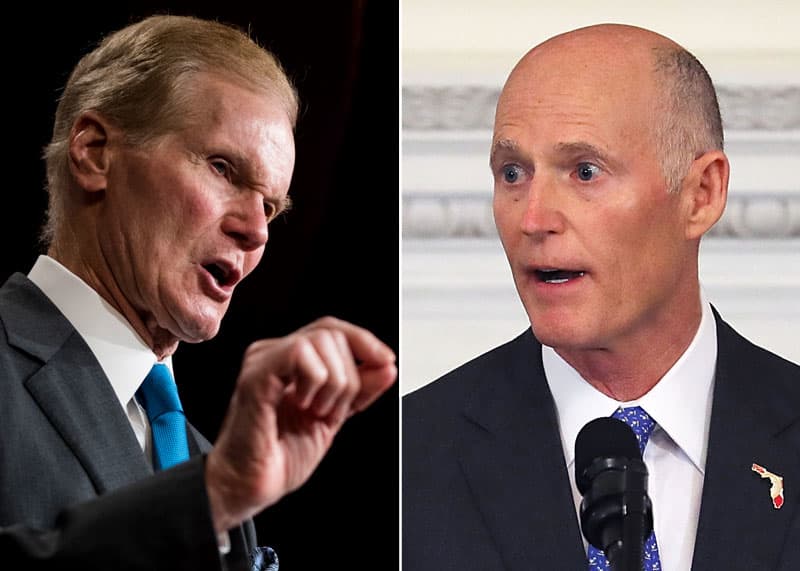 Florida orders vote recount in Senate, governor races 