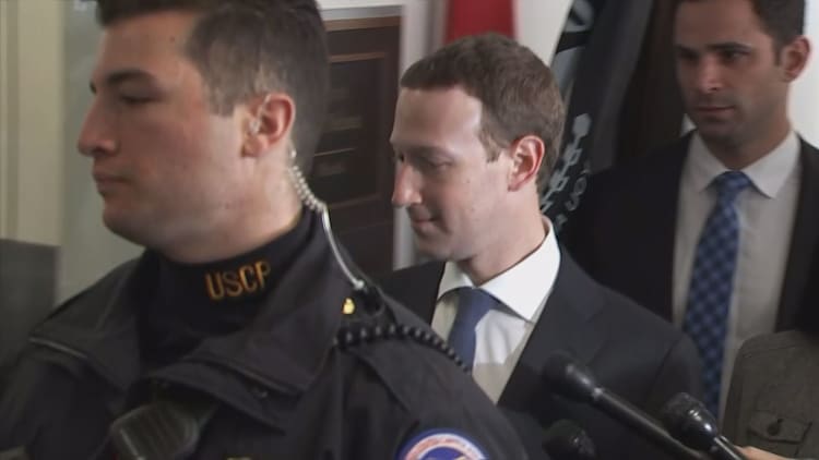Mark Zuckerberg sighted on Capitol Hill