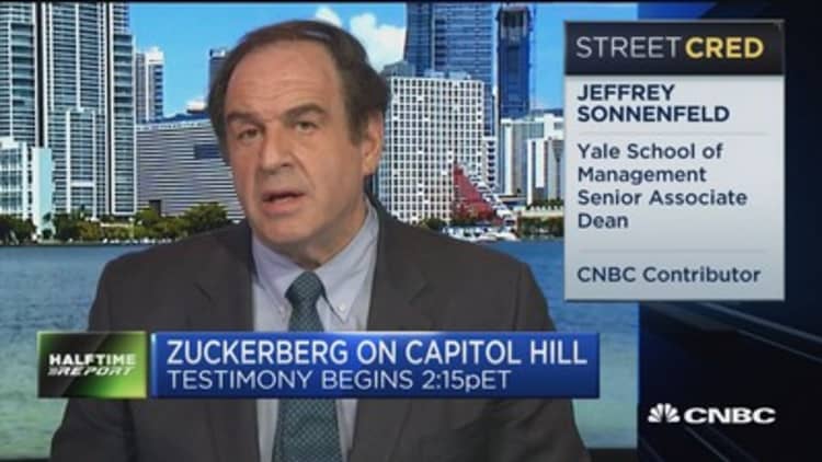 Yale's Jeff Sonnenfeld says Zuckerberg's apology is inadequate